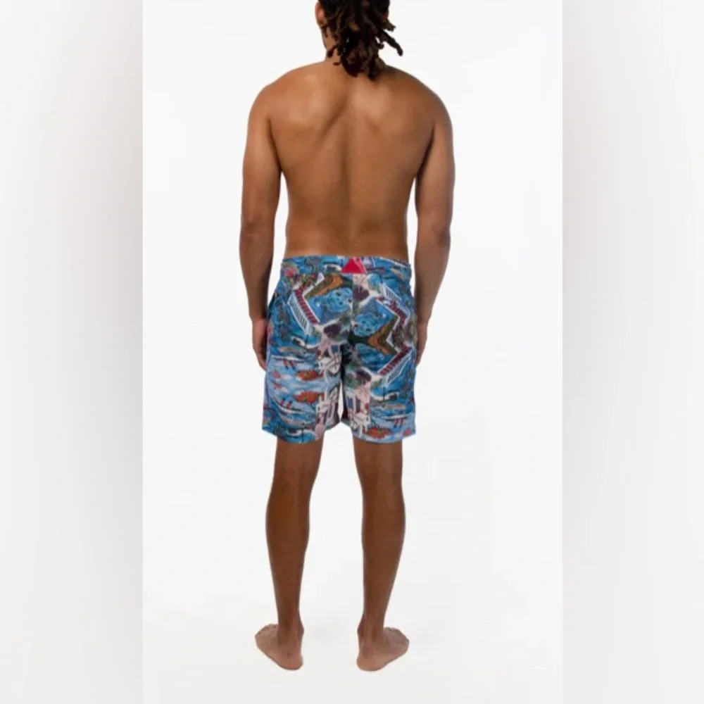Tabs Swim Trunks Bermuda Shorts Graham Foster 2.0 Limited Ed Men's Size 32
